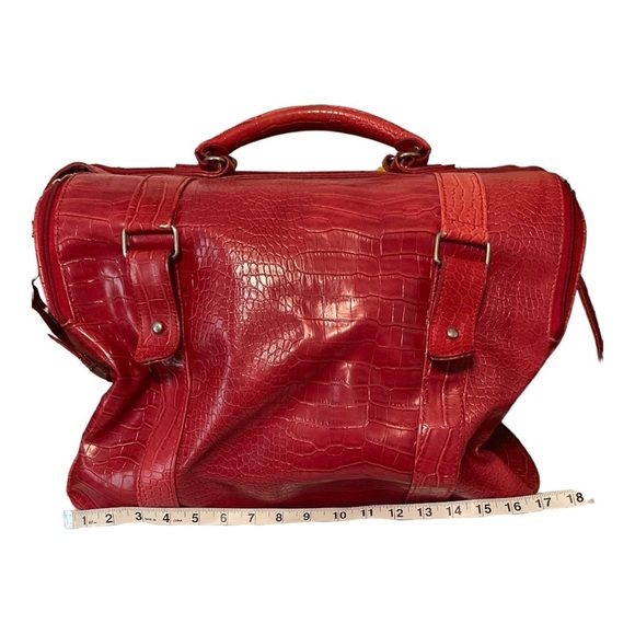 Bath & Body Works Vintage Faux Croc Embossed Tote Bag - Picture 9 of 10